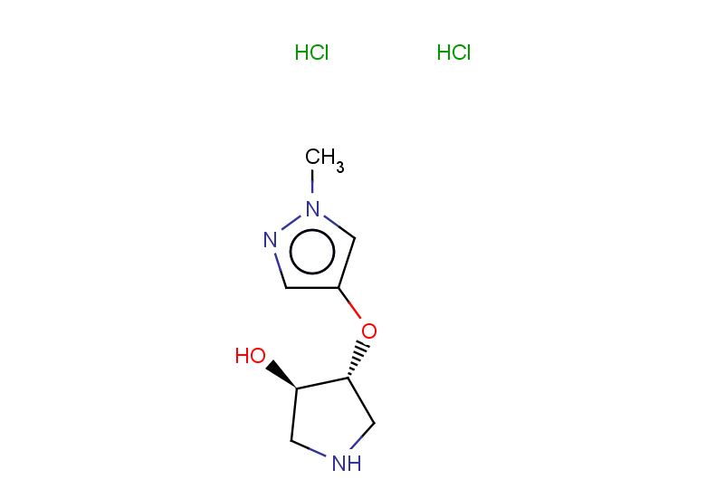 rac-(3R,4R)-4-[(1-methyl-1H-pyrazol-4-yl)oxy]pyrrolidin-3-ol dihydrochloride