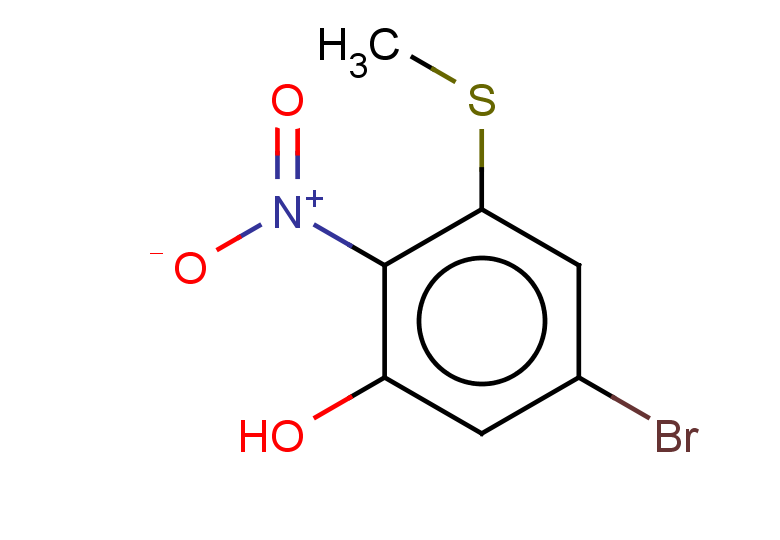 5-bromo-3-(methylsulfanyl)-2-nitrophenol