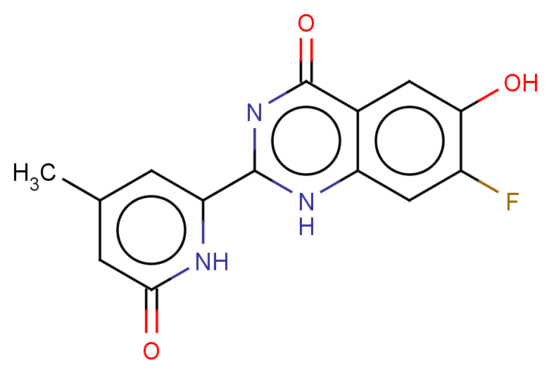 7-fluoro-6-hydroxy-2-(4-methyl-6-oxo-1,6-dihydropyridin-2-yl)-1,4-dihydroquinazolin-4-one