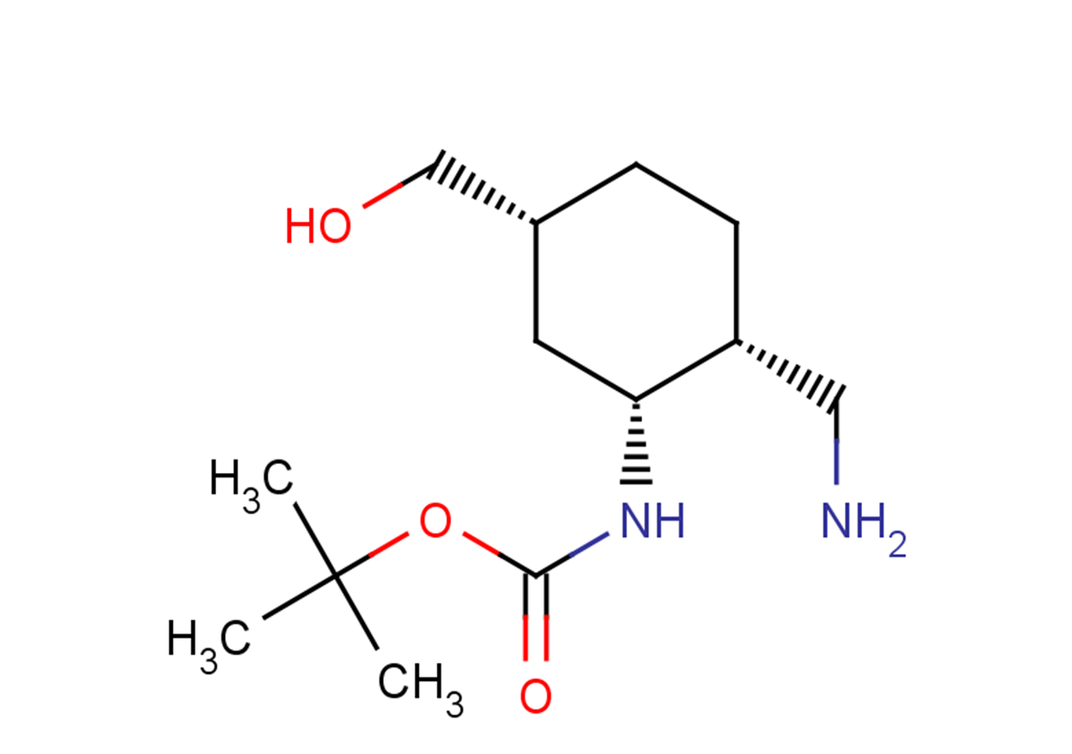tert-butyl N-[(1R,2R,5R)-2-(aminomethyl)-5-(hydroxymethyl)cyclohexyl]carbamate
