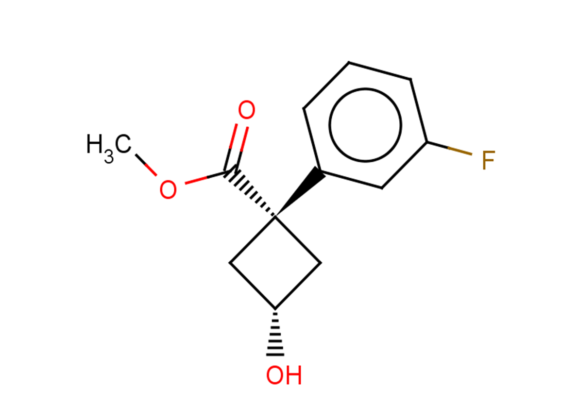 methyl 1-(3-fluorophenyl)-3-hydroxycyclobutane-1-carboxylate