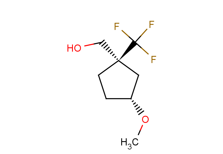 [(1R,3R)-3-methoxy-1-(trifluoromethyl)cyclopentyl]methanol