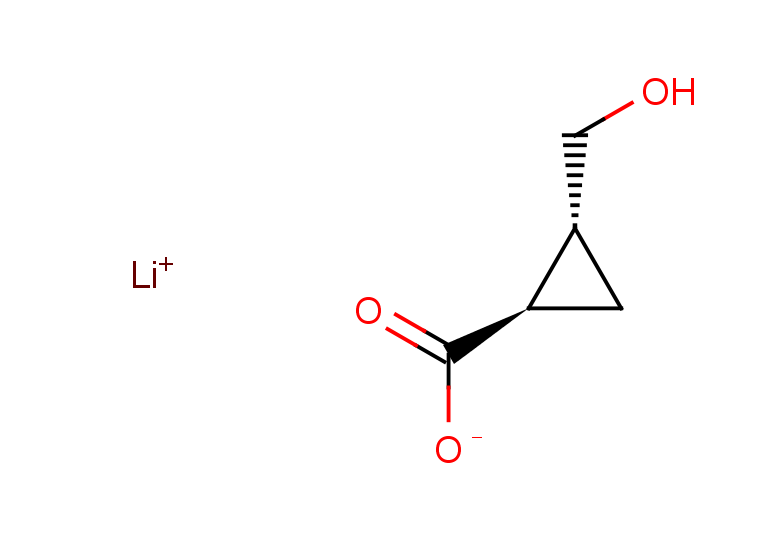 lithium(1+) ion (1R,2R)-2-(hydroxymethyl)cyclopropane-1-carboxylate
