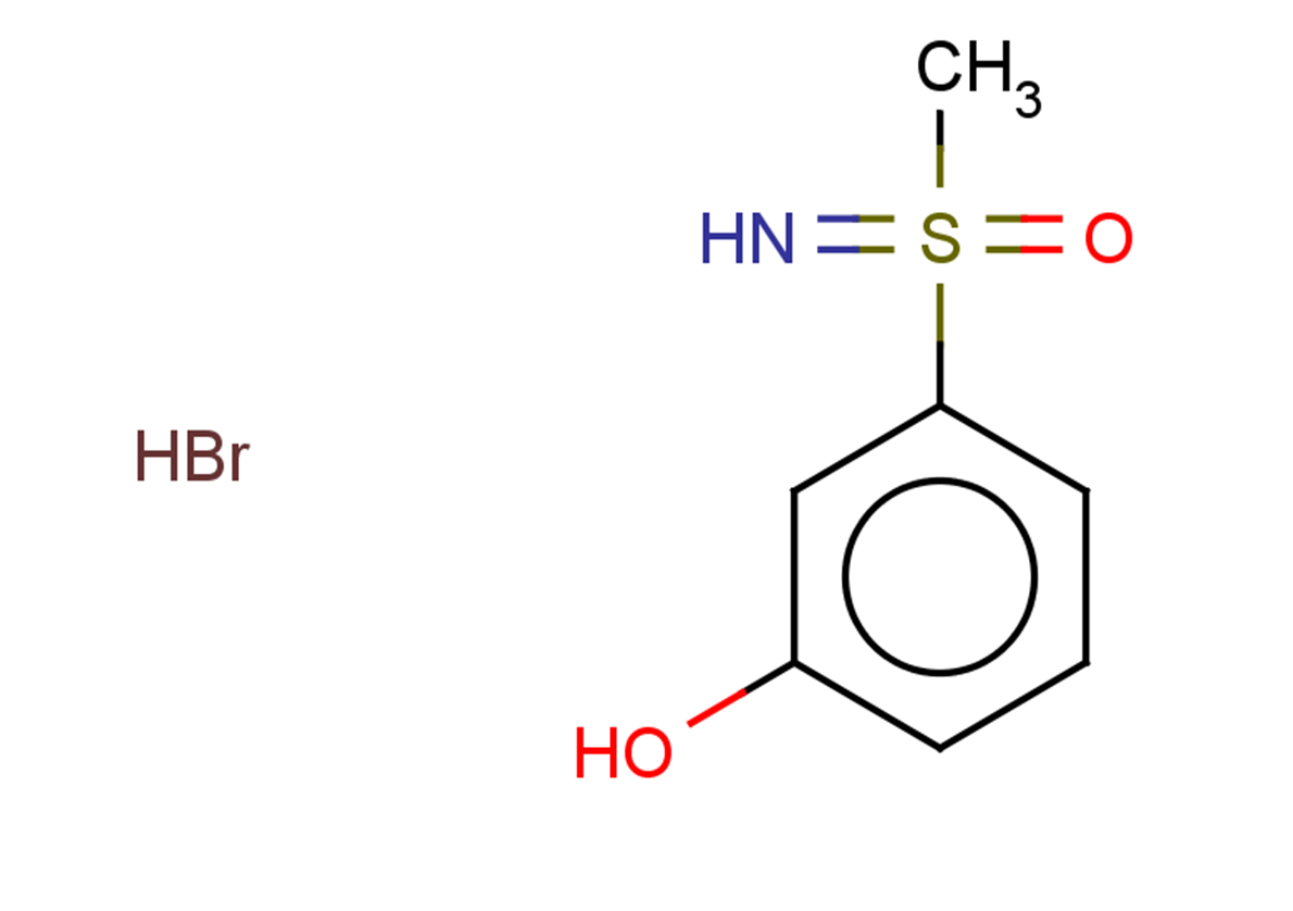3-[imino(methane)sulfinyl]phenol hydrobromide