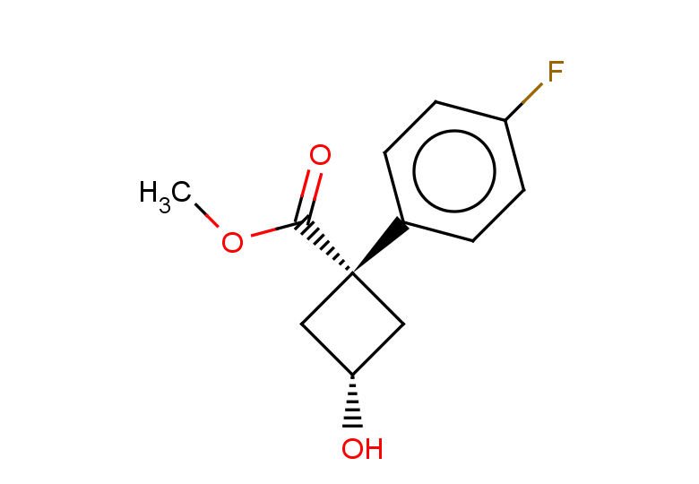 methyl 1-(4-fluorophenyl)-3-hydroxycyclobutane-1-carboxylate