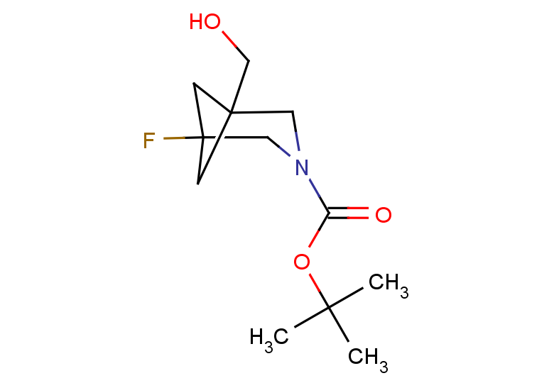 tert-butyl 1-fluoro-5-(hydroxymethyl)-3-azabicyclo[3.1.1]heptane-3-carboxylate
