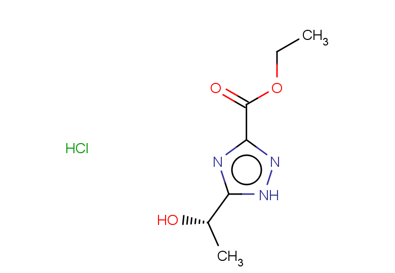 ethyl 5-[(1S)-1-hydroxyethyl]-1H-1,2,4-triazole-3-carboxylate hydrochloride