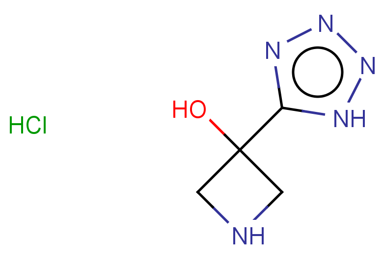 3-(1H-1,2,3,4-tetrazol-5-yl)azetidin-3-ol hydrochloride