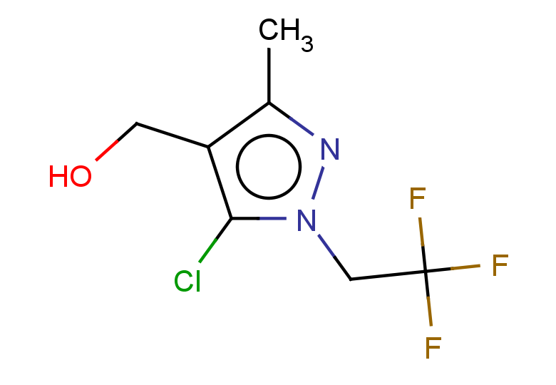 [5-chloro-3-methyl-1-(2,2,2-trifluoroethyl)-1H-pyrazol-4-yl]methanol