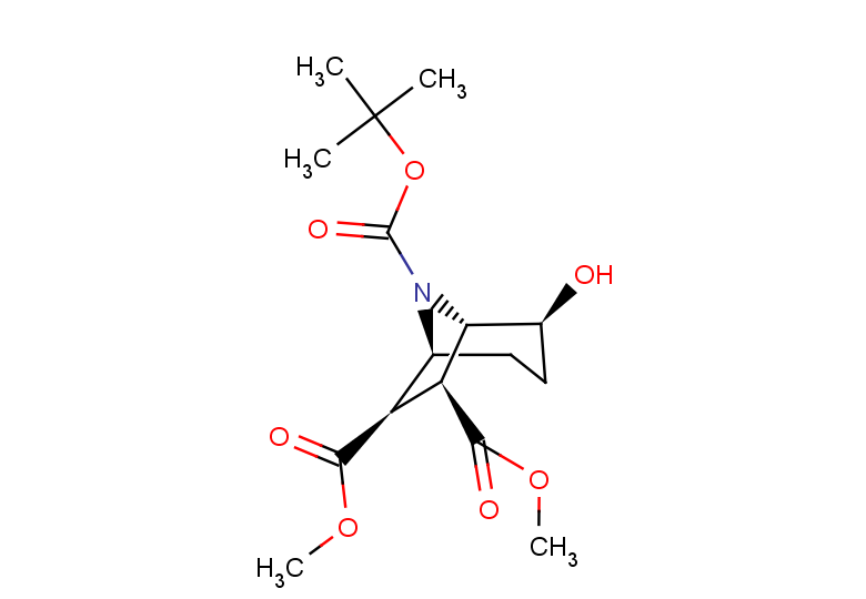 rac-8-tert-butyl 6,7-dimethyl (1R,2R,5R,6S,7R)-2-hydroxy-8-azabicyclo[3.2.1]octane-6,7,8-tricarboxylate