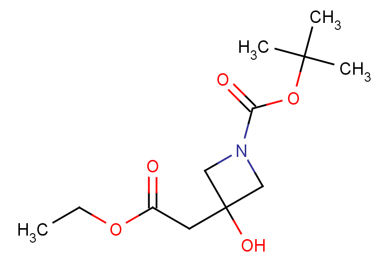 tert-butyl 3-(2-ethoxy-2-oxoethyl)-3-hydroxyazetidine-1-carboxylate