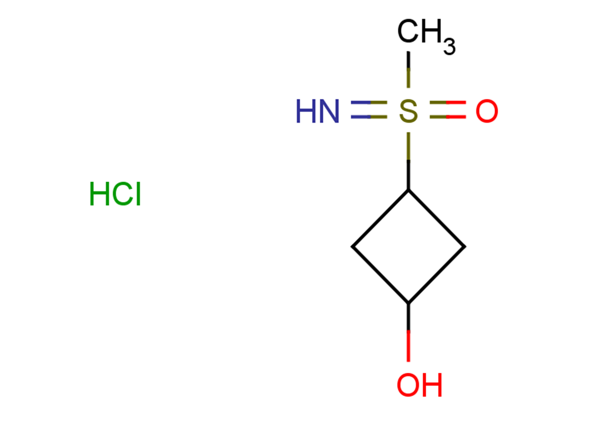 3-[imino(methane)sulfinyl]cyclobutan-1-ol hydrochloride