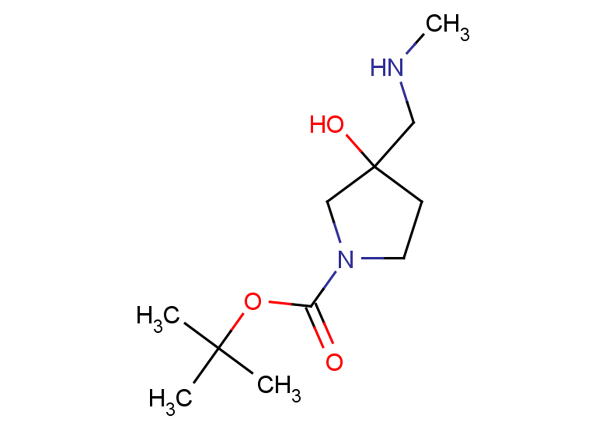 tert-butyl 3-hydroxy-3-[(methylamino)methyl]pyrrolidine-1-carboxylate