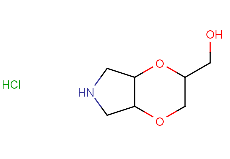 {hexahydro-2H-[1,4]dioxino[2,3-c]pyrrol-2-yl}methanol hydrochloride, Mixture of diastereomers