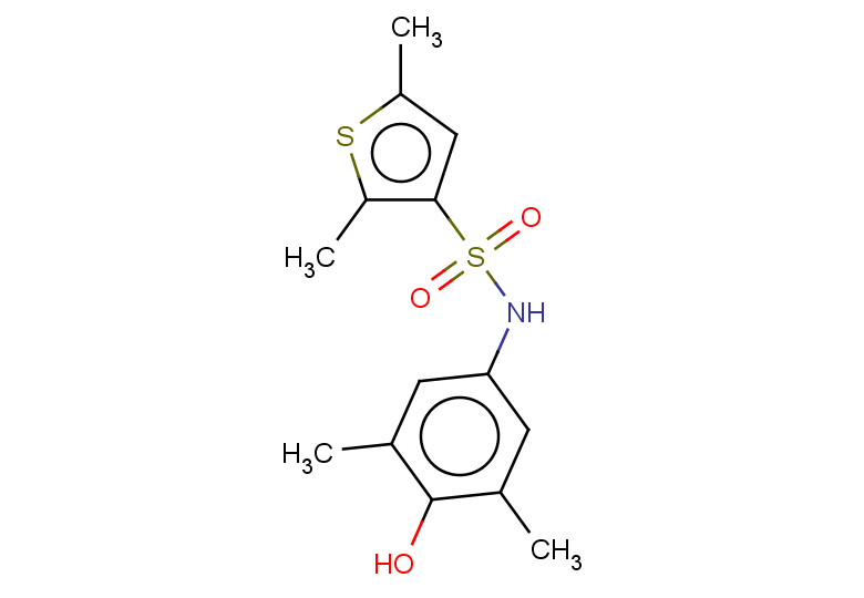 N-(4-hydroxy-3,5-dimethylphenyl)-2,5-dimethylthiophene-3-sulfonamide