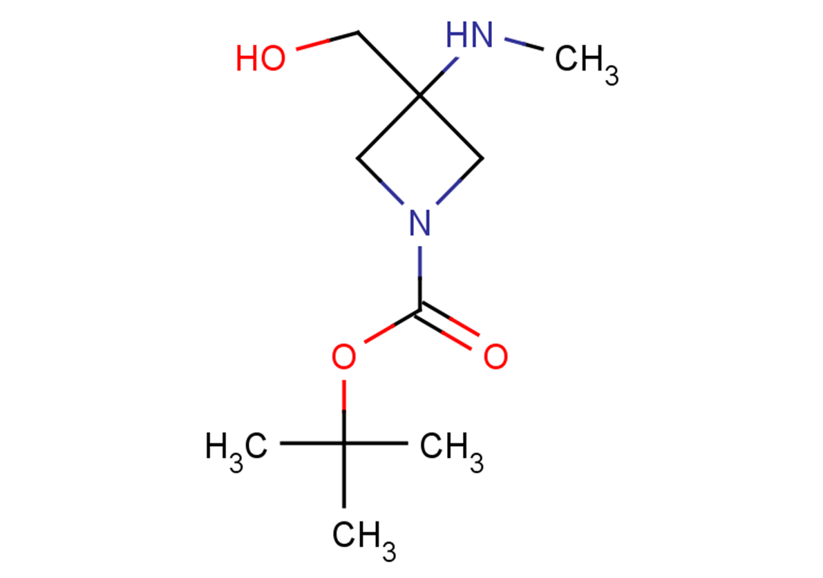 tert-butyl 3-(hydroxymethyl)-3-(methylamino)azetidine-1-carboxylate