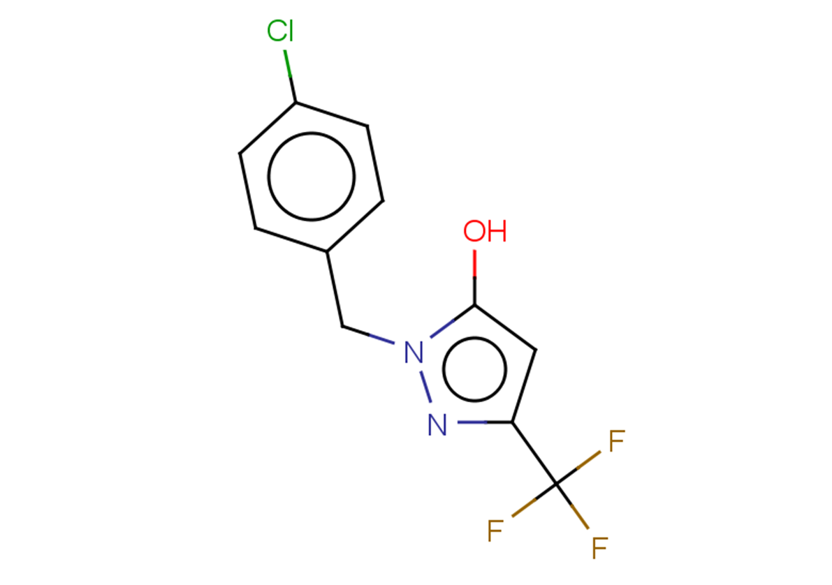 1-[(4-chlorophenyl)methyl]-3-(trifluoromethyl)-1H-pyrazol-5-ol