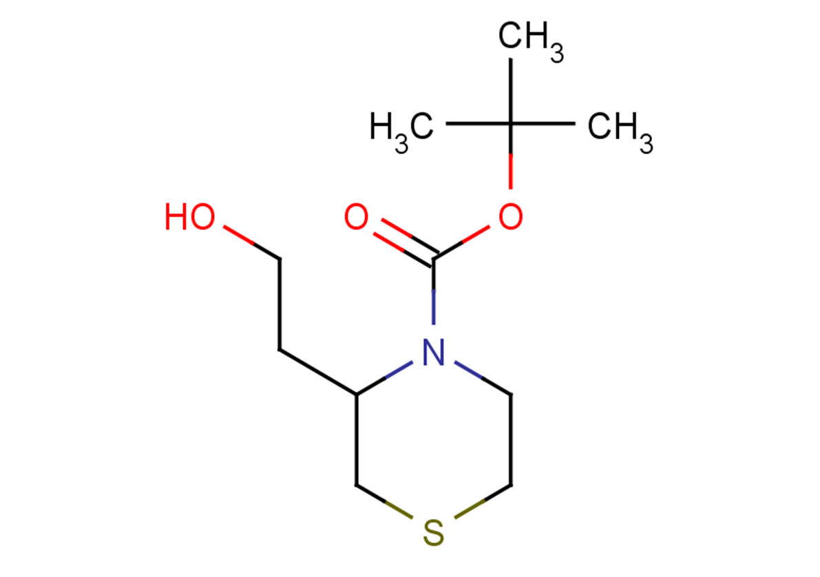 tert-butyl 3-(2-hydroxyethyl)thiomorpholine-4-carboxylate