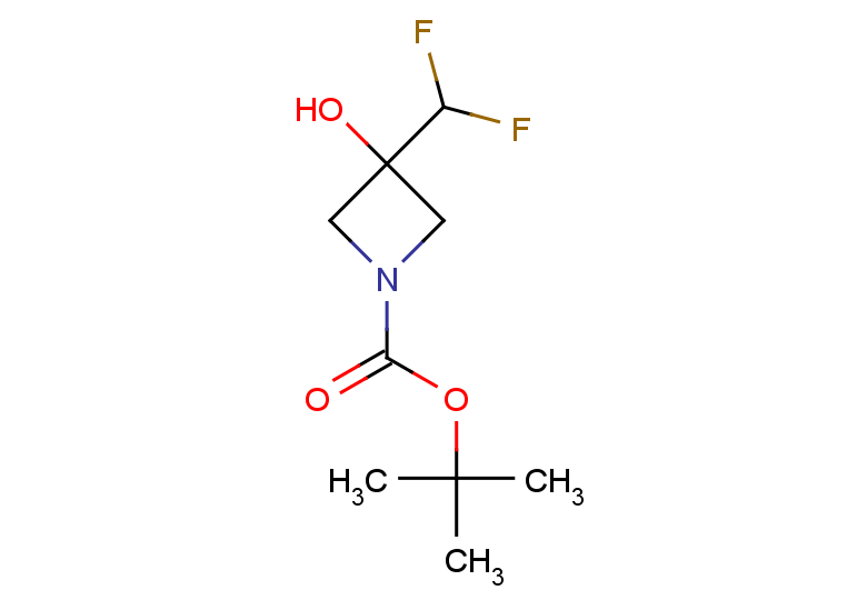 tert-butyl 3-(difluoromethyl)-3-hydroxyazetidine-1-carboxylate