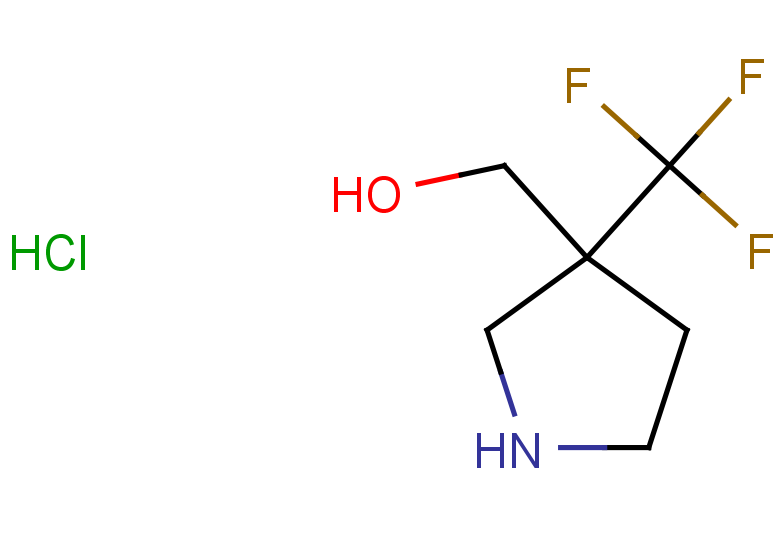[3-(trifluoromethyl)pyrrolidin-3-yl]methanol hydrochloride
