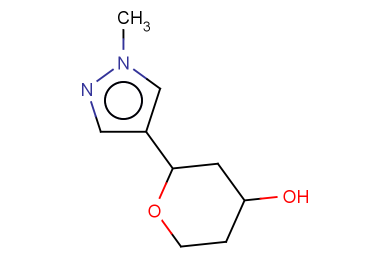 2-(1-methyl-1H-pyrazol-4-yl)oxan-4-ol