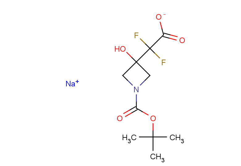 sodium 2-{1-[(tert-butoxy)carbonyl]-3-hydroxyazetidin-3-yl}-2,2-difluoroacetate