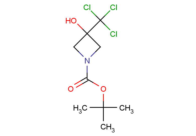 tert-butyl 3-hydroxy-3-(trichloromethyl)azetidine-1-carboxylate
