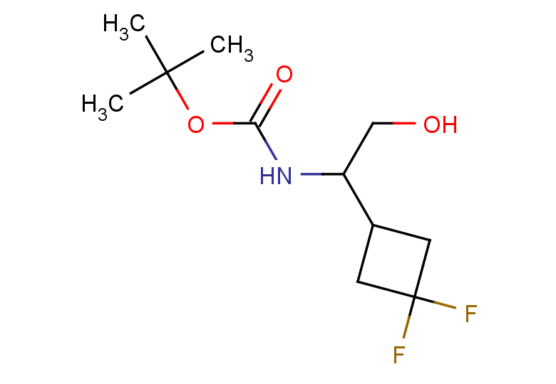 tert-butyl N-[1-(3,3-difluorocyclobutyl)-2-hydroxyethyl]carbamate