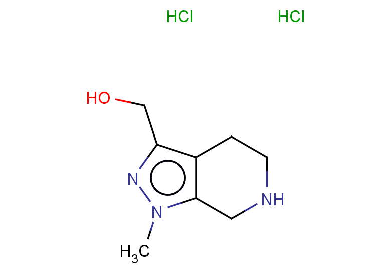 {1-methyl-1H,4H,5H,6H,7H-pyrazolo[3,4-c]pyridin-3-yl}methanol dihydrochloride