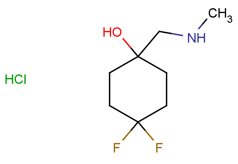 4,4-difluoro-1-[(methylamino)methyl]cyclohexan-1-ol hydrochloride
