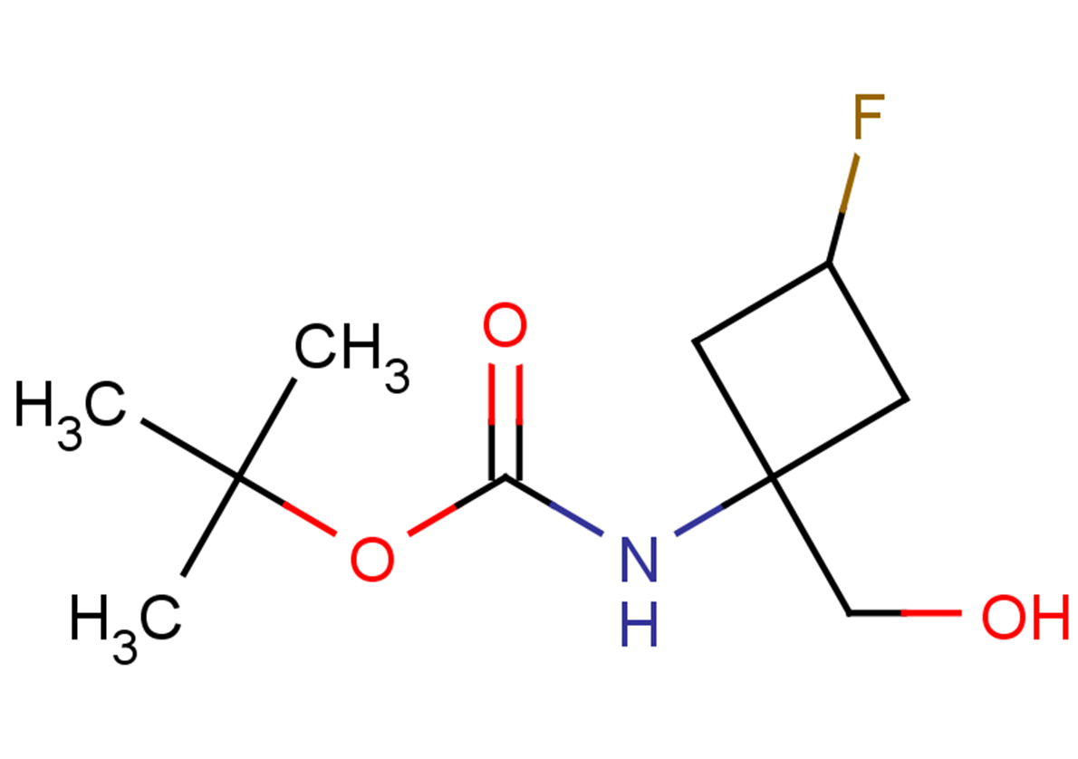 tert-butyl N-[3-fluoro-1-(hydroxymethyl)cyclobutyl]carbamate