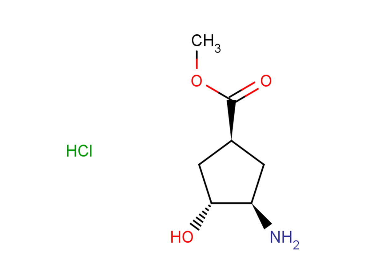 methyl (1S,3R,4R)-3-amino-4-hydroxycyclopentane-1-carboxylate hydrochloride