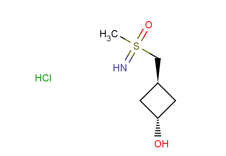 3-{[imino(methane)sulfinyl]methyl}cyclobutan-1-ol hydrochloride