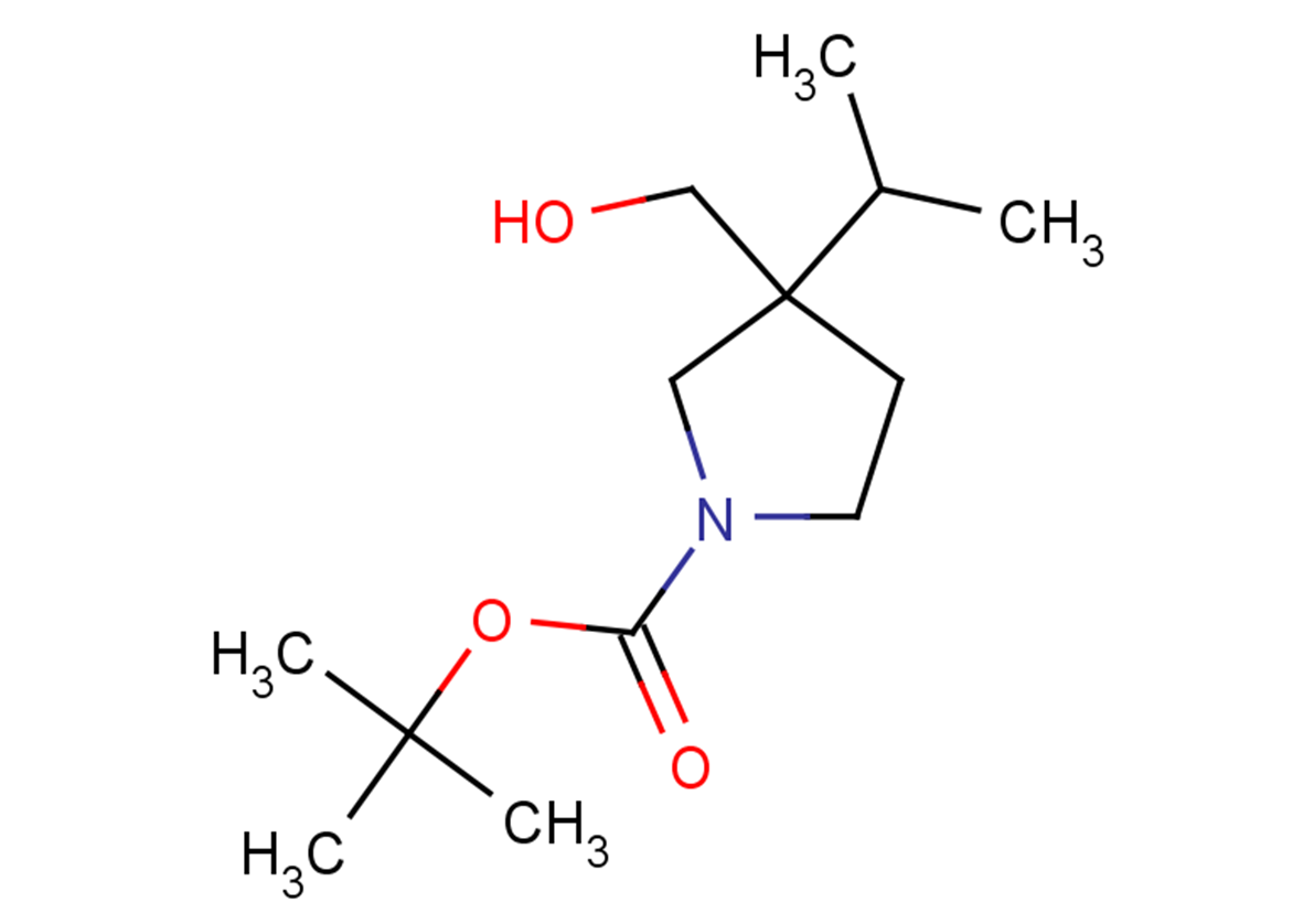 tert-butyl 3-(hydroxymethyl)-3-(propan-2-yl)pyrrolidine-1-carboxylate