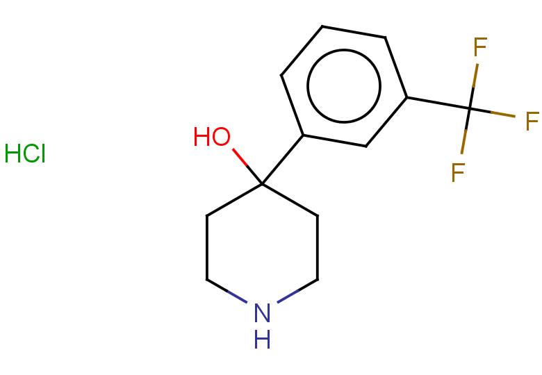 4-[3-(trifluoromethyl)phenyl]piperidin-4-ol hydrochloride