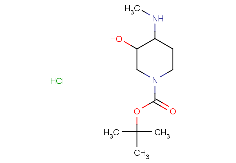 tert-butyl 3-hydroxy-4-(methylamino)piperidine-1-carboxylate hydrochloride
