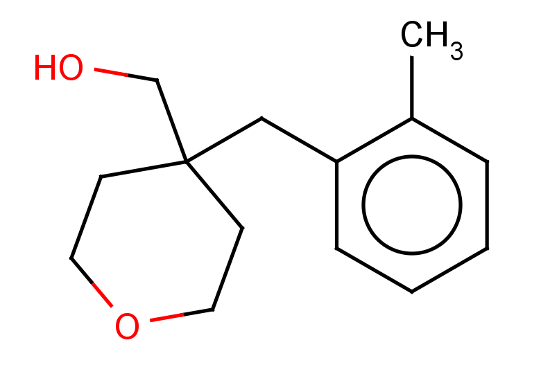 {4-[(2-methylphenyl)methyl]oxan-4-yl}methanol
