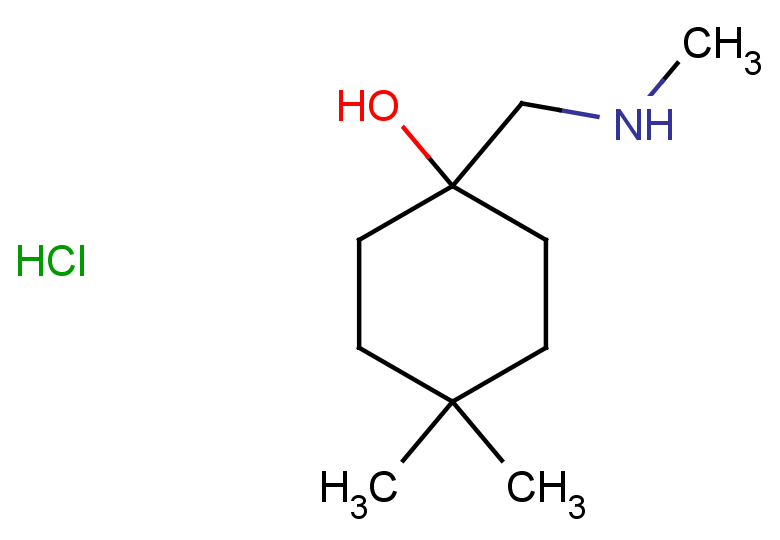4,4-dimethyl-1-[(methylamino)methyl]cyclohexan-1-ol hydrochloride