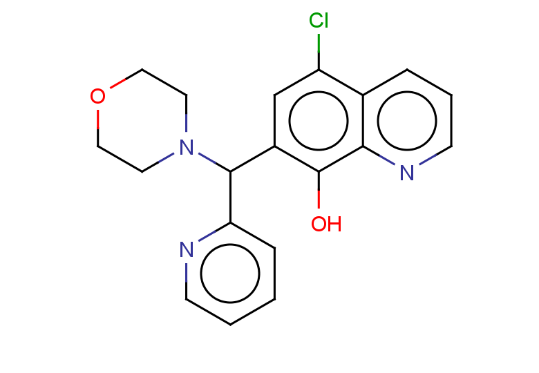 5-chloro-7-[morpholin-4-yl(pyridin-2-yl)methyl]quinolin-8-ol