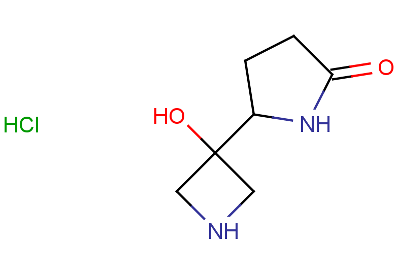 5-(3-hydroxyazetidin-3-yl)pyrrolidin-2-one hydrochloride
