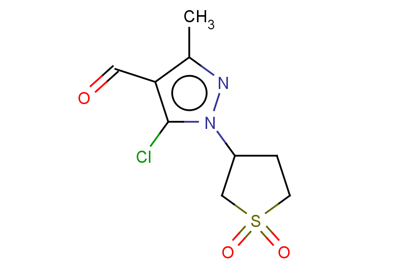 5-chloro-1-(1,1-dioxo-1lambda6-thiolan-3-yl)-3-methyl-1H-pyrazole-4-carbaldehyde