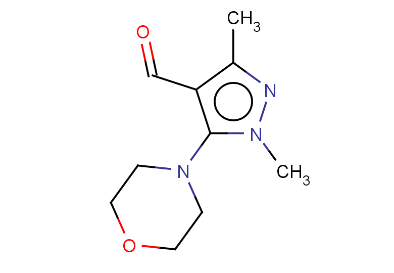 1,3-dimethyl-5-(morpholin-4-yl)-1H-pyrazole-4-carbaldehyde