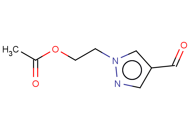 2-(4-formyl-1H-pyrazol-1-yl)ethyl acetate