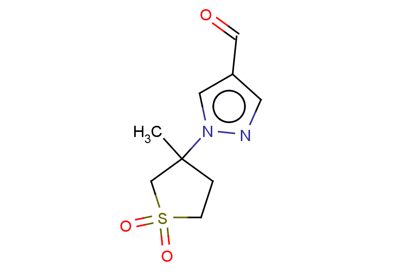 1-(3-methyl-1,1-dioxo-1lambda6-thiolan-3-yl)-1H-pyrazole-4-carbaldehyde