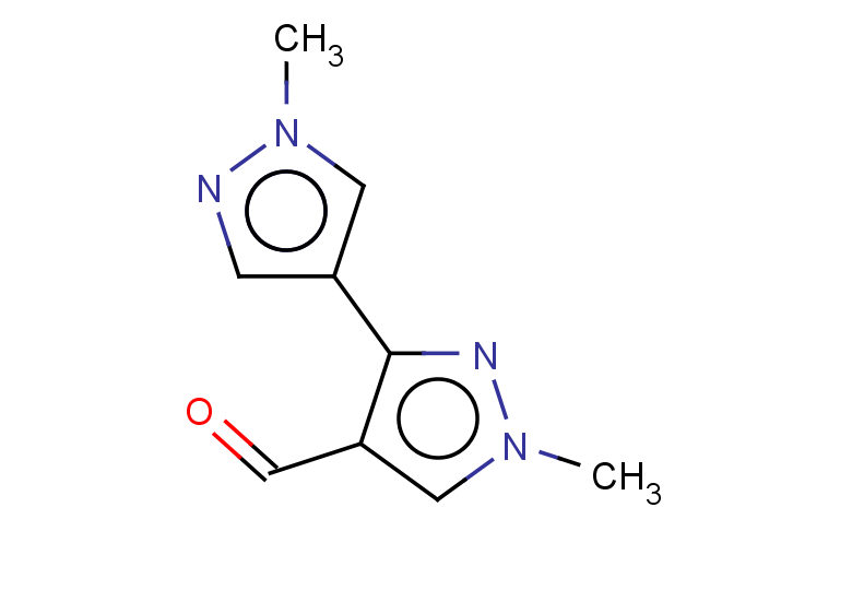 1-methyl-3-(1-methyl-1H-pyrazol-4-yl)-1H-pyrazole-4-carbaldehyde