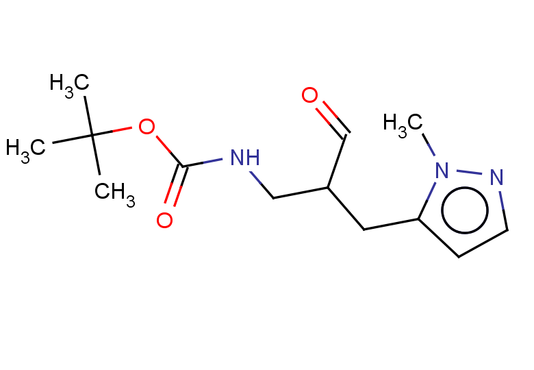 tert-butyl N-{2-[(1-methyl-1H-pyrazol-5-yl)methyl]-3-oxopropyl}carbamate