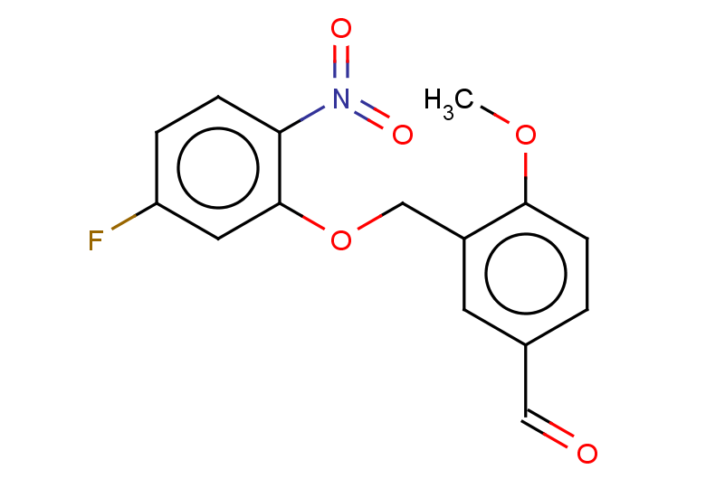 3-(5-fluoro-2-nitrophenoxymethyl)-4-methoxybenzaldehyde