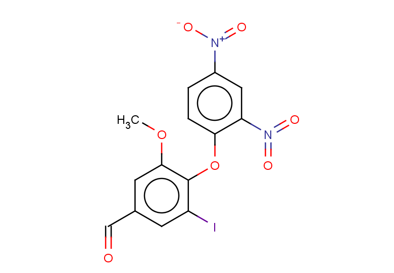 4-(2,4-dinitrophenoxy)-3-iodo-5-methoxybenzaldehyde