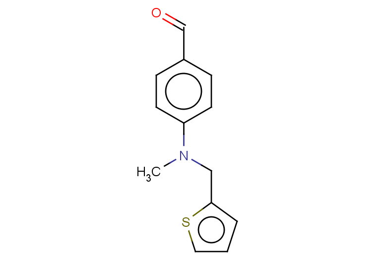 4-{methyl[(thiophen-2-yl)methyl]amino}benzaldehyde
