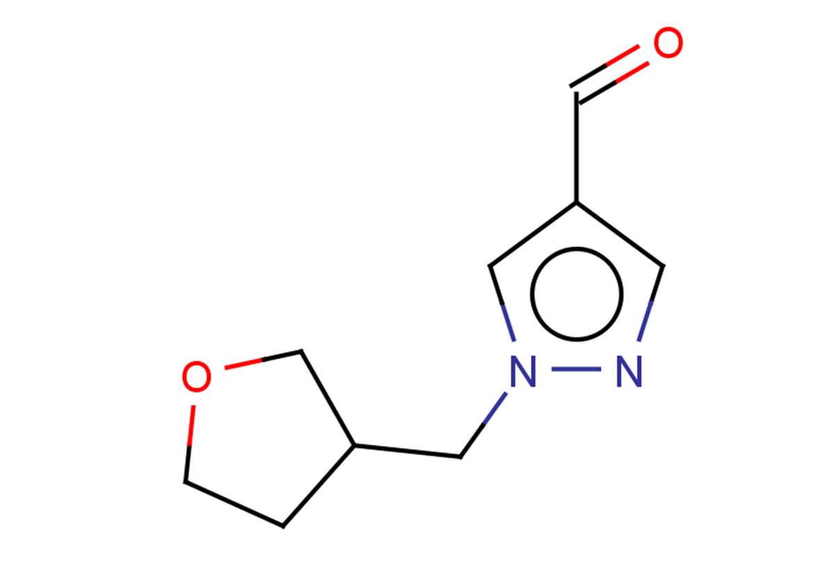 1-[(oxolan-3-yl)methyl]-1H-pyrazole-4-carbaldehyde